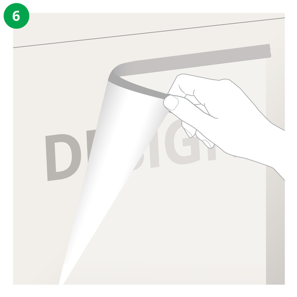 How to Install Vinyl Lettering Step 6