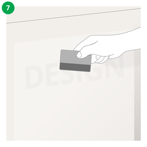 How to Install Vinyl Lettering Step 7