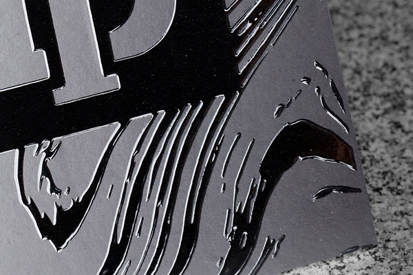 Carte postale 18pt Matte Lam + SPOT UV