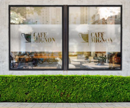 Gravé - Vinyle givré imprimable