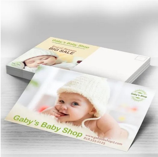 Cartes postales laminé matt