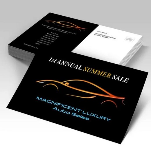 Cartes postales laminé gloss