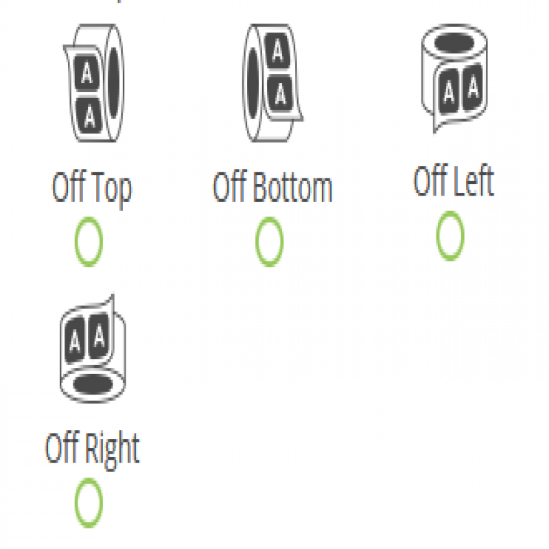 Les étiquettes ou autocollants papier adhésifs en rouleaux