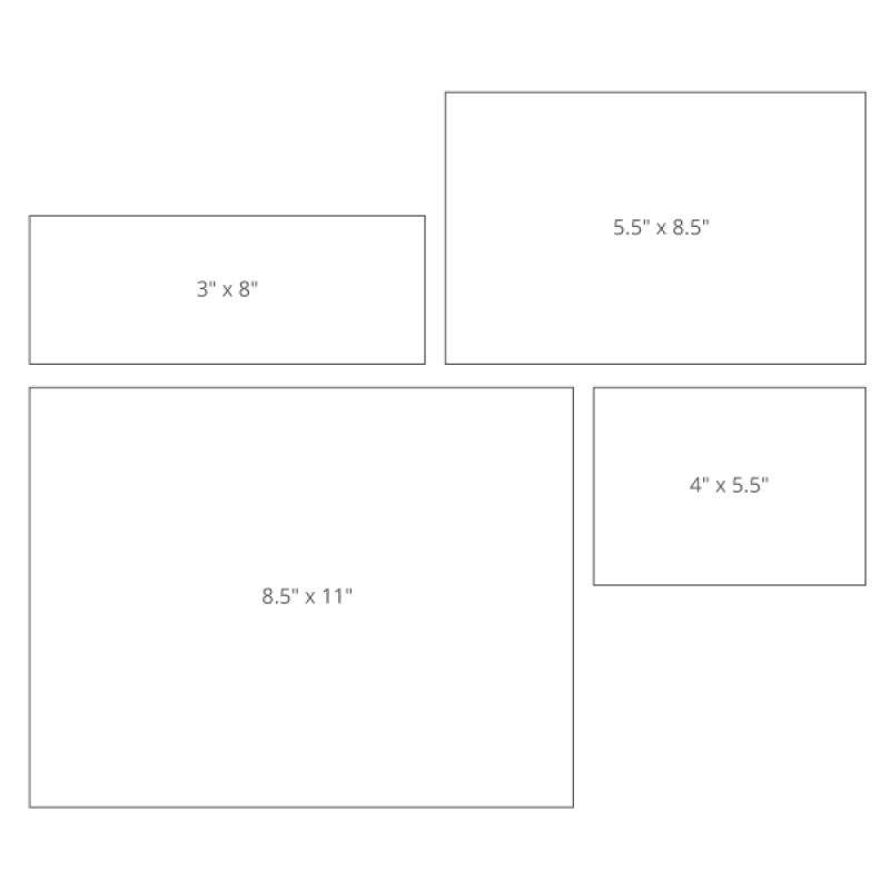 blocs-notes de 50 pages