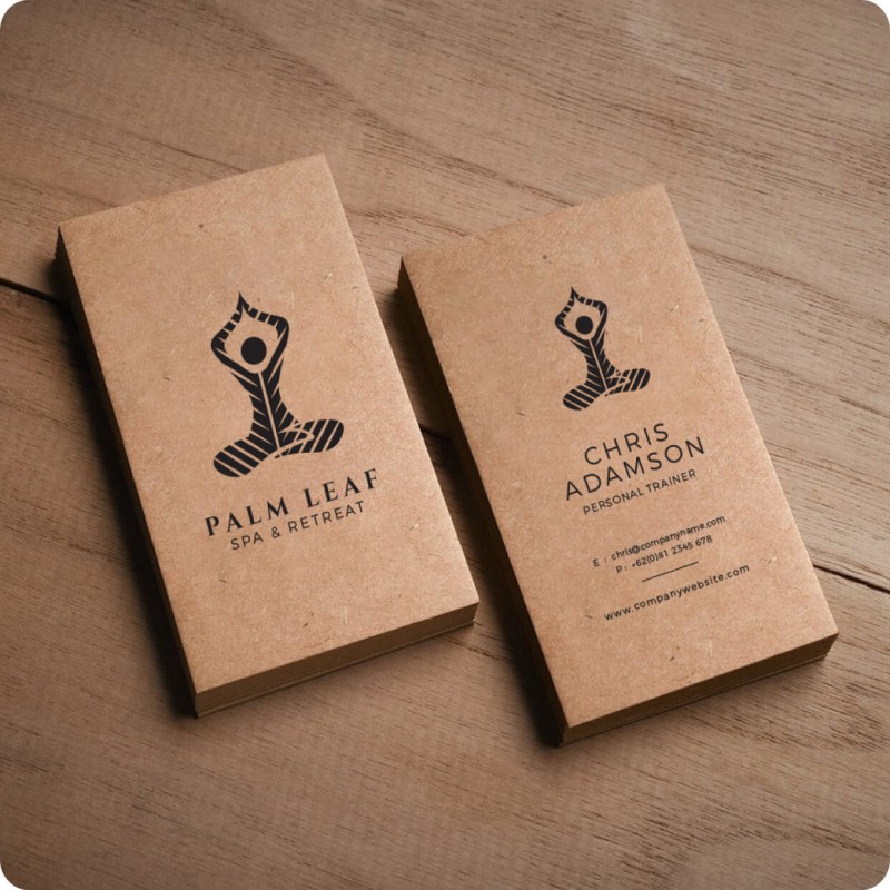 Cartes de visite Kraft