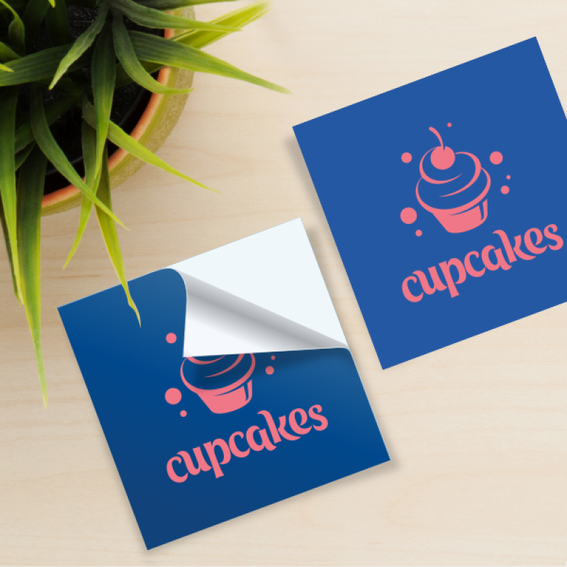 Autocollants en papier personnalisés coupés à la taille