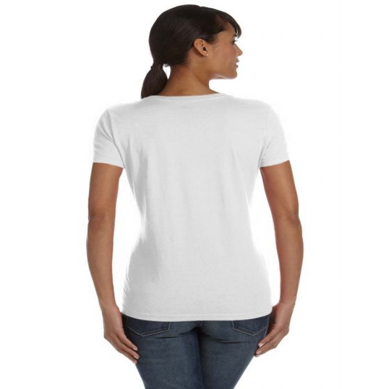 Fruit of the Loom Ladies '8,3 oz / lin. yd. T-shirt à col en V en coton HD | L39VR