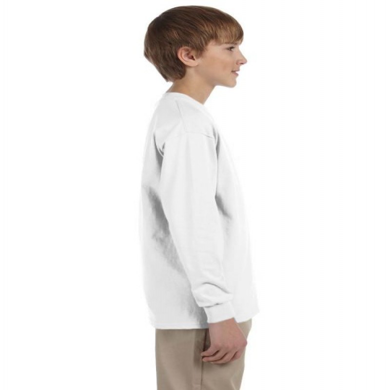 Gildan Youth Ultra Cotton 10 oz / lin. yd. T-shirt à manches longues | G240B