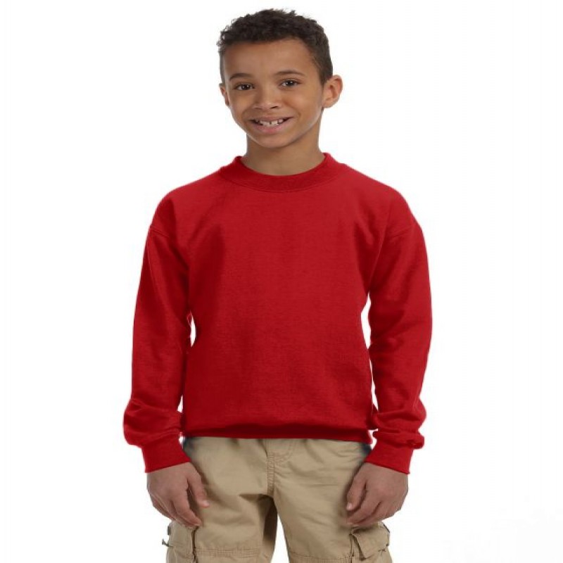 Gildan Youth Heavy Blend 13,3 oz / lin. yd., 50/50 Polaire Crew | G180B
