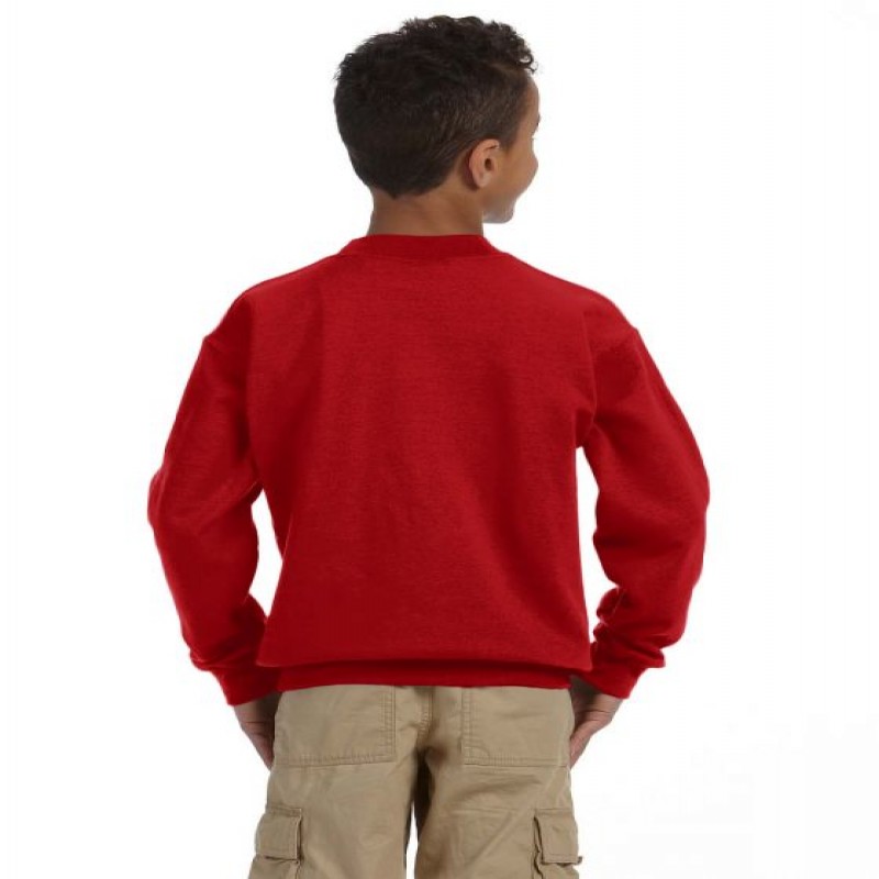 Gildan Youth Heavy Blend 13,3 oz / lin. yd., 50/50 Polaire Crew | G180B