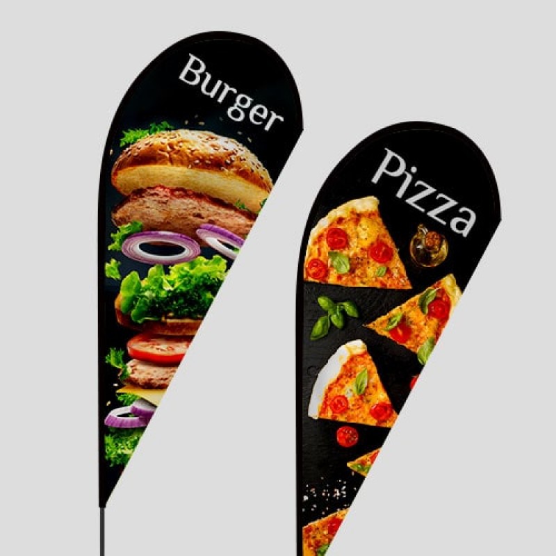 Beachflag - Modèle teardrop