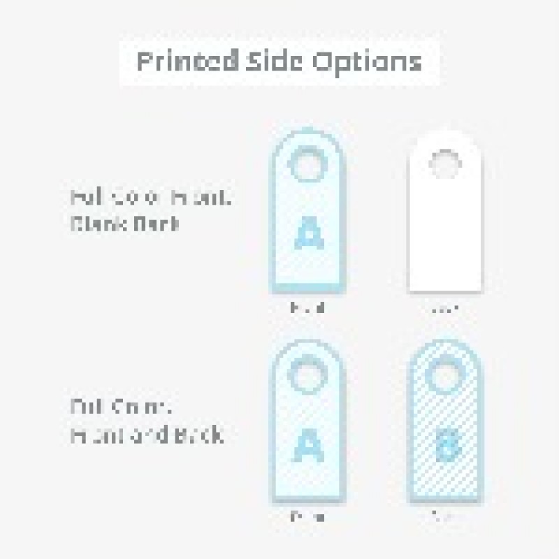 Étiquettes volantes pour col de bouteille