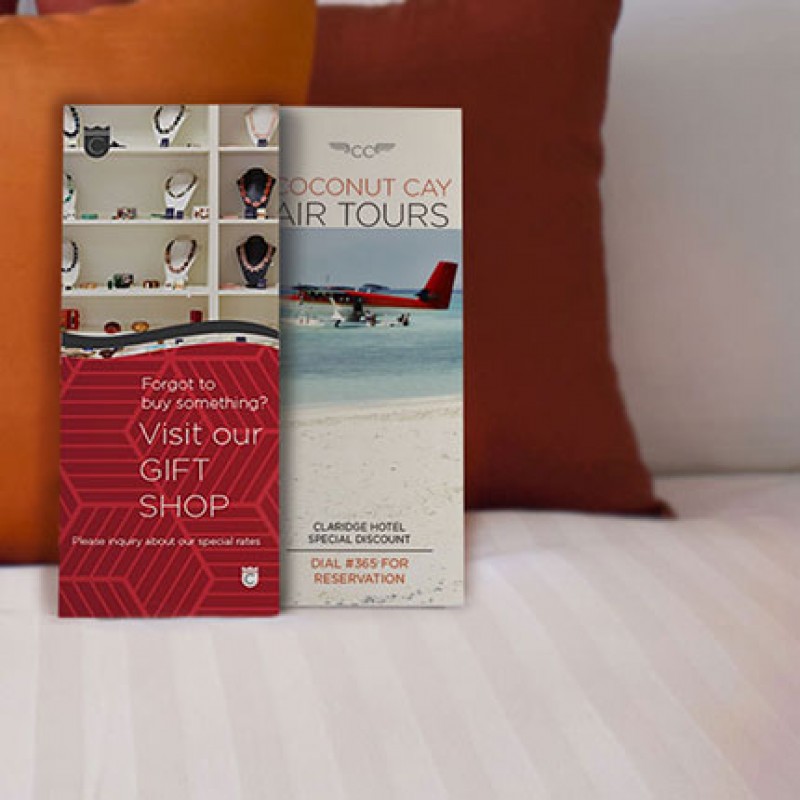 Cartes perforées avec fini mat