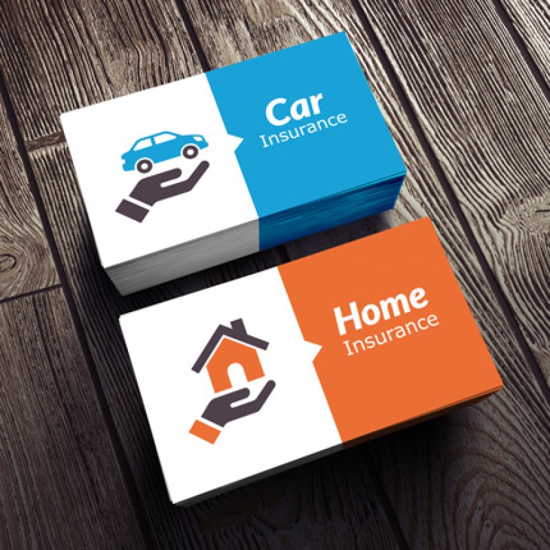 Cartes de visite avec Très glacé UV