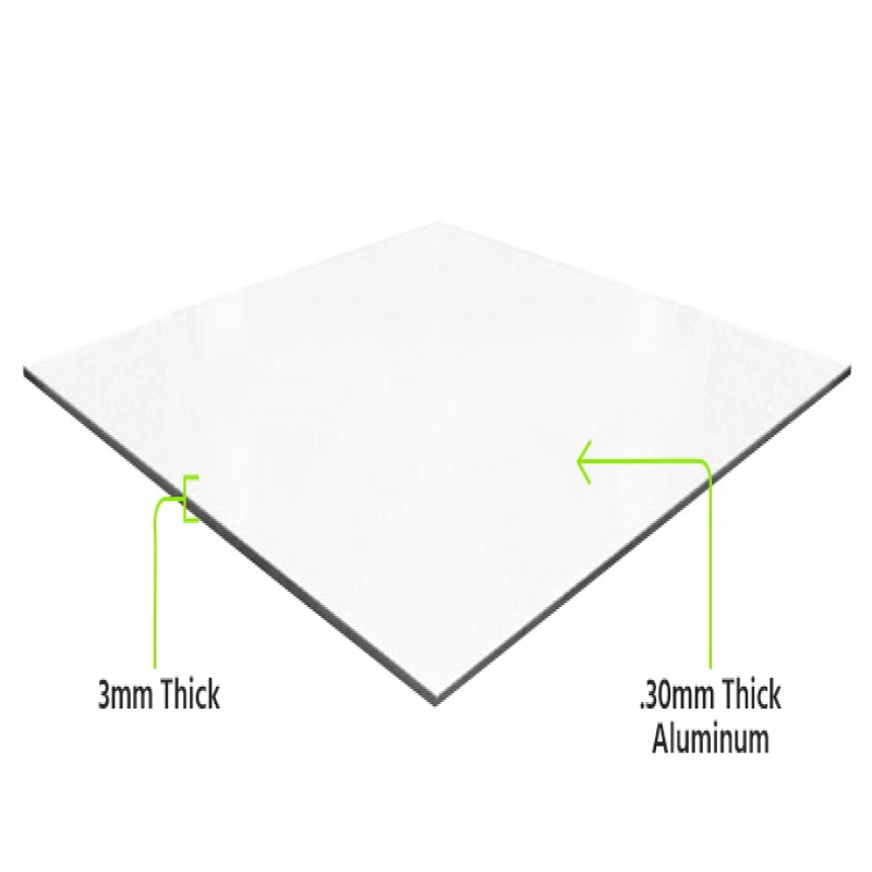 Enseignes en aluminium brossé