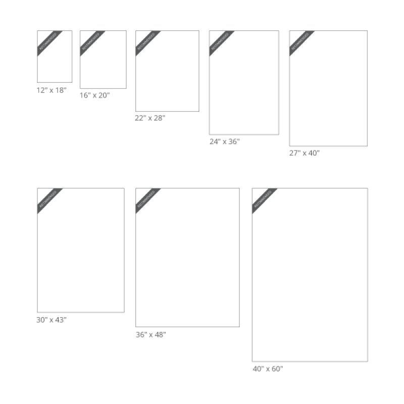 Affiche en vrac fini mat