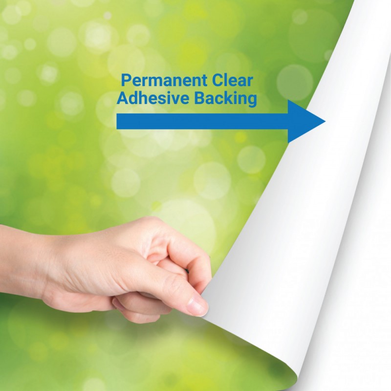 Vinyle blanc adhésif 