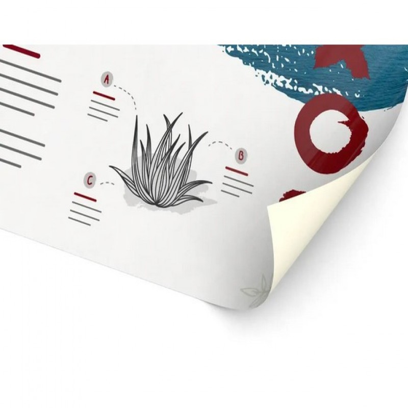 Vinyle blanc adhésif 