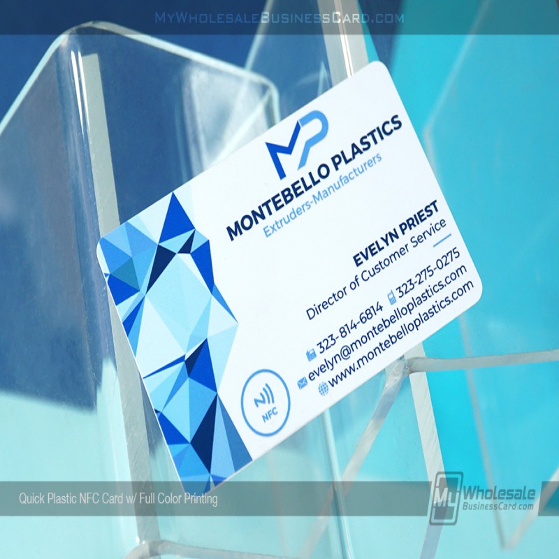Cartes de visite NFC Quick Plastic