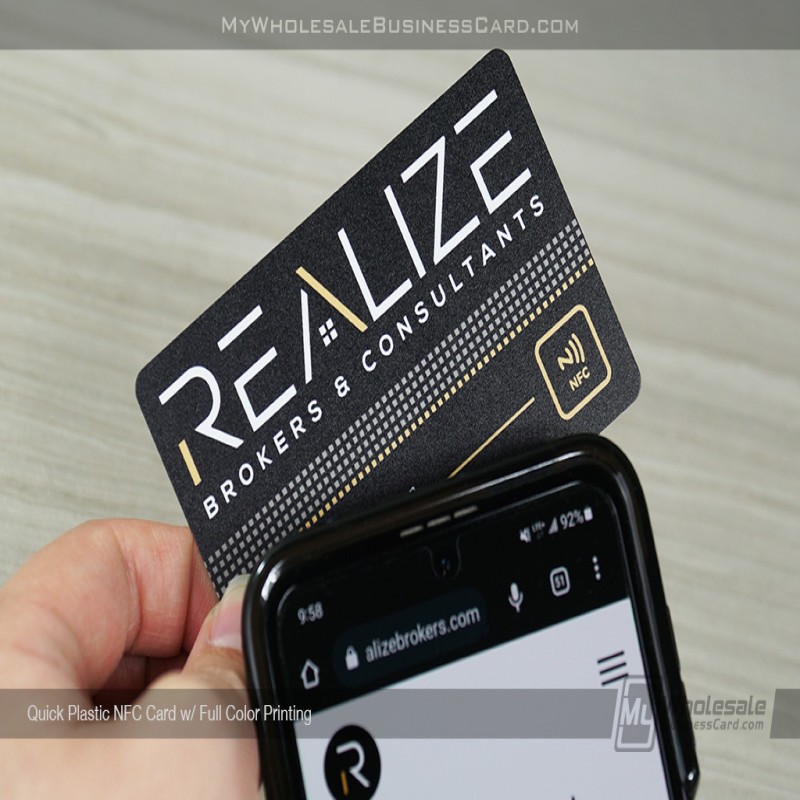Cartes de visite NFC Quick Plastic