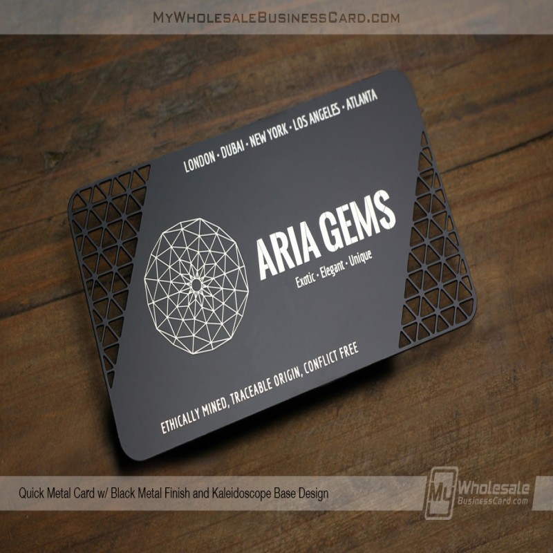 Cartes de visite en plastique mat