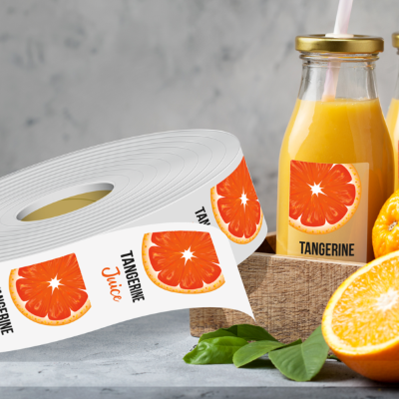 Les étiquettes ou autocollants polypropylène adhésifs en rouleaux - Bopp 