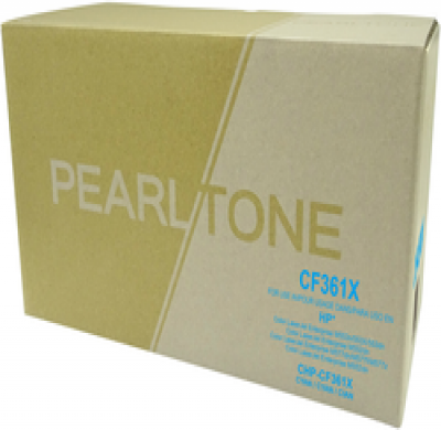 Cartouche de toner HP 508X (CF361X) cyan – compatible