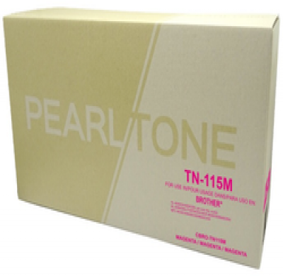 Cartouche de toner Brother TN115 magenta, haut rendement – compatible