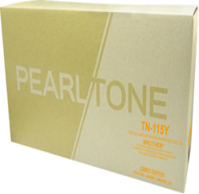 Cartouche de toner Brother TN115 jaune, haut rendement – compatible