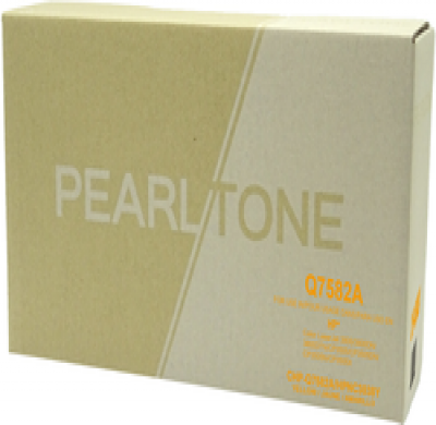 Cartouche de toner HP Q7582A jaune – compatible