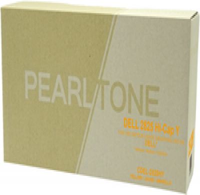 Cartouche de toner Dell 2825YHC jaune, haut rendement – compatible