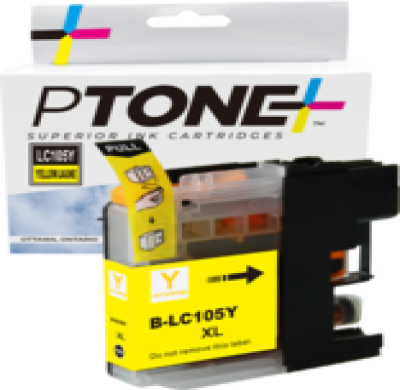 Cartouche d’encre Brother LC105 jaune – compatible premium