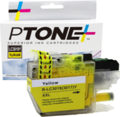 Cartouche d’encre Brother LC3019 jaune – compatible premium