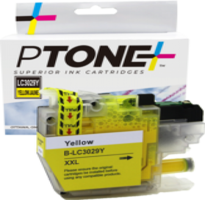 Cartouche d’encre Brother LC3029 jaune – compatible premium