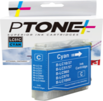 Cartouche d’encre Brother LC51 cyan – compatible premium