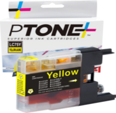 Cartouche d’encre Brother LC75 jaune – compatible premium
