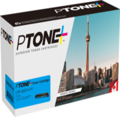 Cartouche de toner HP 124A (Q6001A) cyan – compatible premium