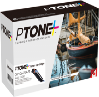 Cartouche de toner HP 501A (Q6470A) noir – compatible premium