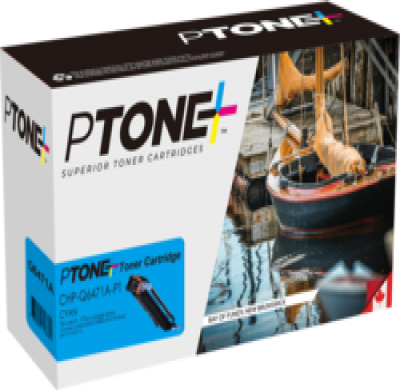 Cartouche de toner HP 501A (Q6471A) cyan – compatible premium