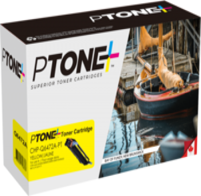 Cartouche de toner HP 501A (Q6472A) jaune – compatible premium