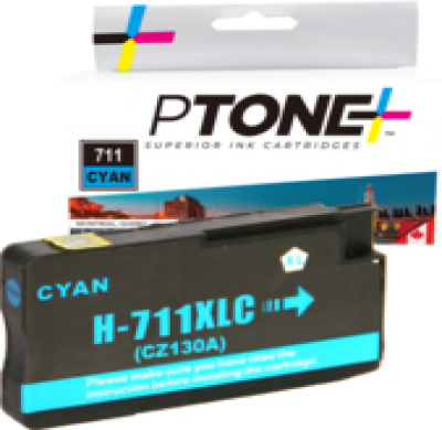 Cartouche d’encre HP 711 (CZ130A) cyan – compatible premium