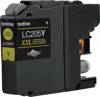 Cartouche d’encre Brother LC205 jaune – compatible premium