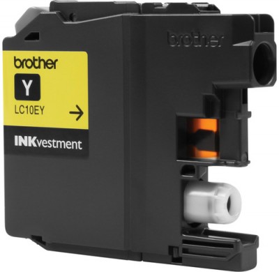 Cartouche d’encre Brother LC10EY jaune – compatible