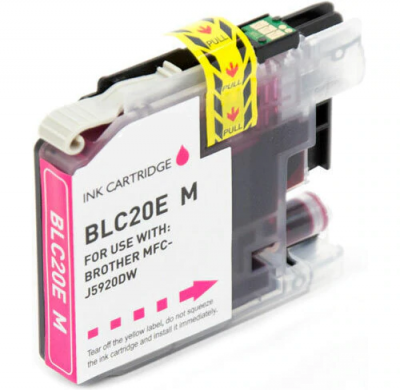 Cartouche d’encre Brother LC20EM magenta – compatible