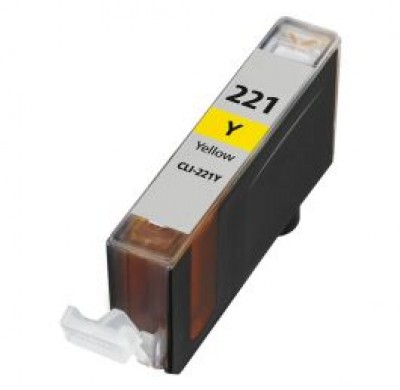 Cartouche d’encre Canon CLI-221 jaune – compatible premium