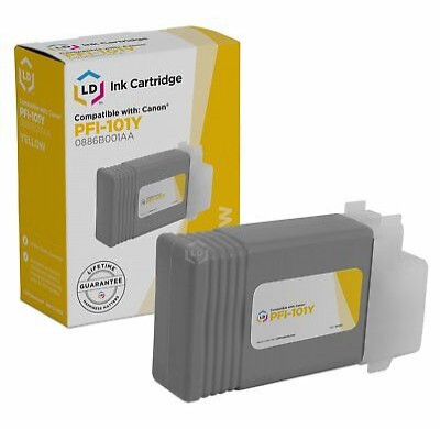 Cartouche d’encre Canon PFI-101 jaune – compatible