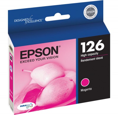 Cartouche d’encre Epson 126 magenta, haut rendement – compatible premium