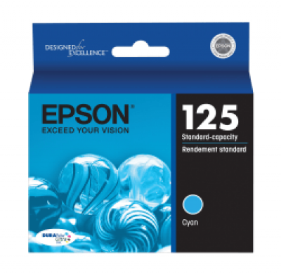 Cartouche d’encre Epson 125 cyan – compatible premium