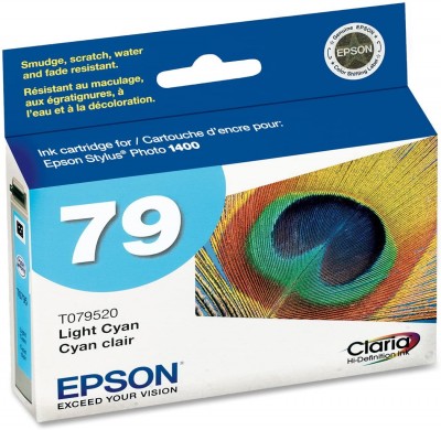 Cartouche d’encre Epson 79 cyan clair, haut rendement – compatible premium