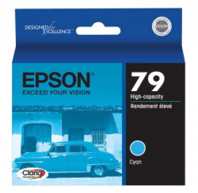 Cartouche d’encre Epson 79 cyan, haut rendement – compatible premium
